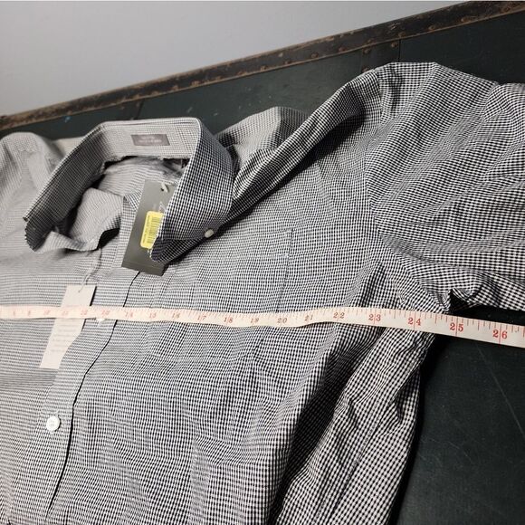 Daniel Cremieux Signature Short-Sleeve Shirt L Mini Check NWT $79.99 - Picture 8 of 9